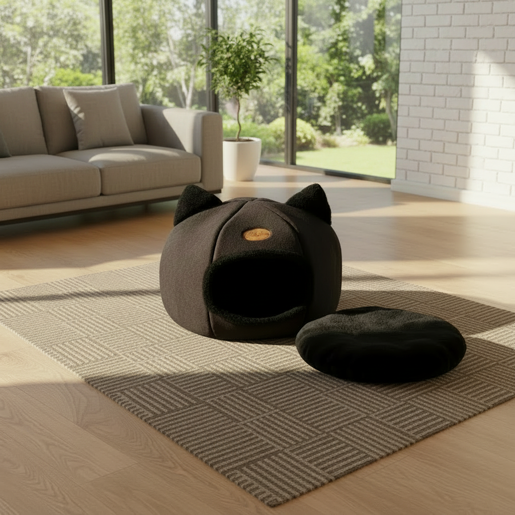 New Deep Sleep Comfort - Letto Cuccia per Gatti e Cani Morbido e Confortevole