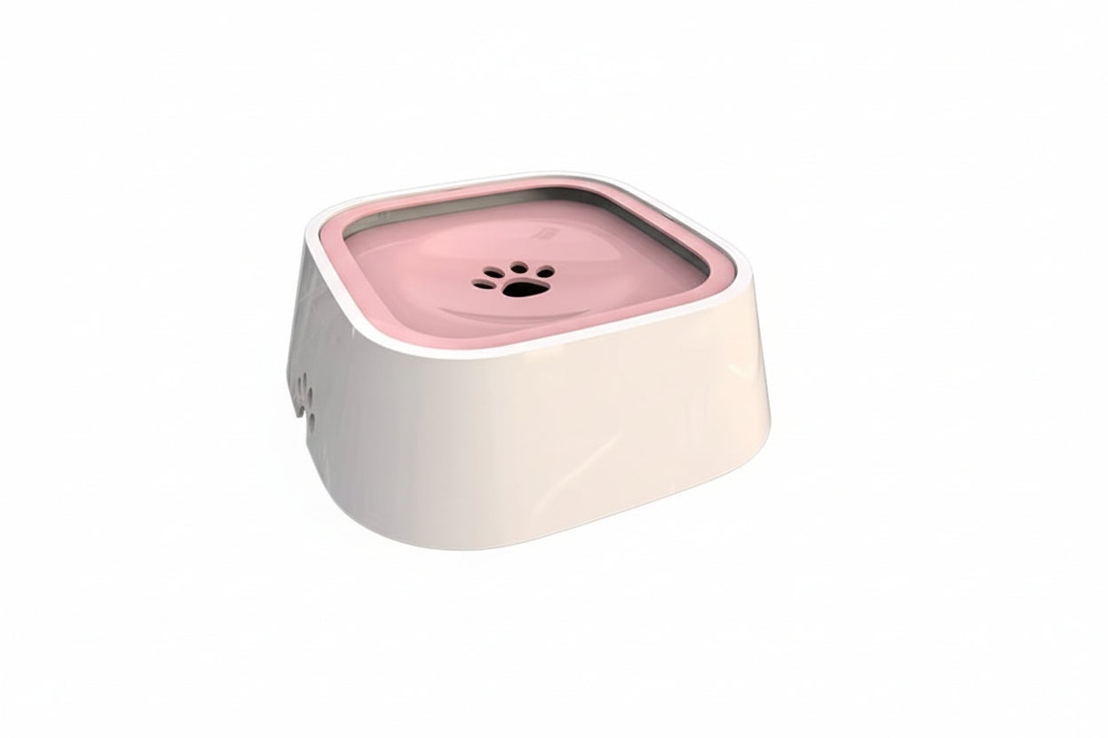 Pet Dog Cat Bowl Floating Bowl Water Drinker Not Wet Mouth Splash Water Cat Bowl Not Sprinkler Water Dispenser Portable Dog Bowl