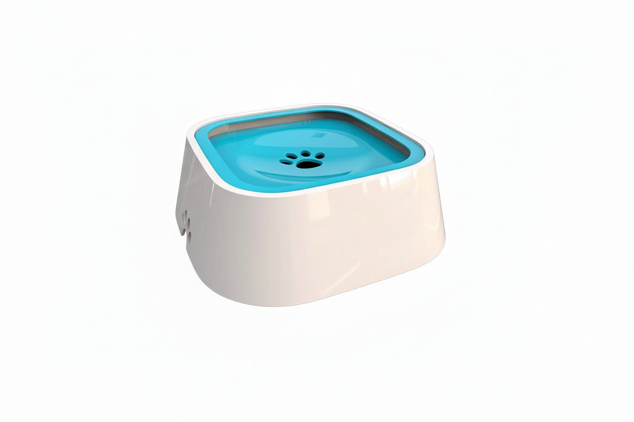 Pet Dog Cat Bowl Floating Bowl Water Drinker Not Wet Mouth Splash Water Cat Bowl Not Sprinkler Water Dispenser Portable Dog Bowl