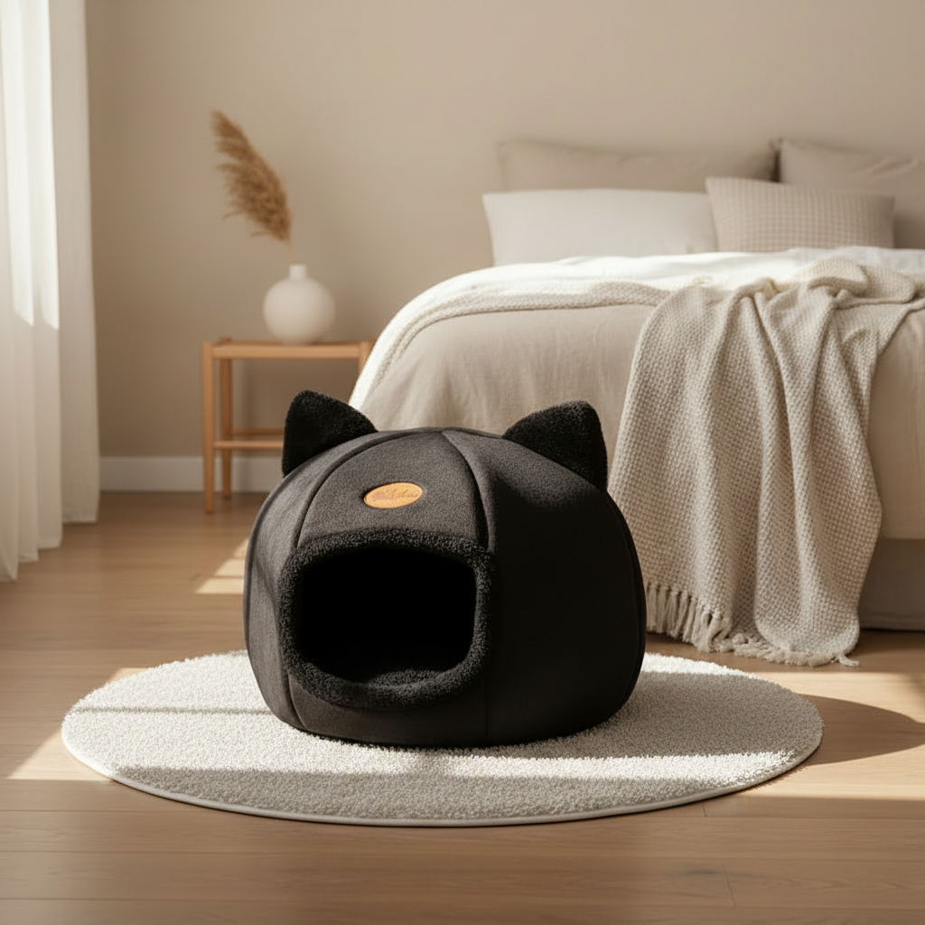 New Deep Sleep Comfort - Letto Cuccia per Gatti e Cani Morbido e Confortevole