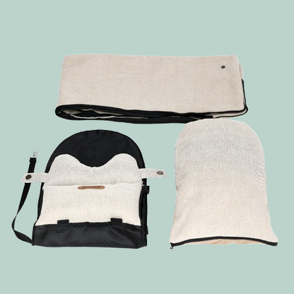 Sediolino Auto per Cani Piccoli e Gatti — Coprisedile Portatile Antiscivolo in Cotone