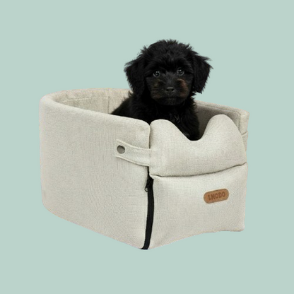 Sediolino Auto per Cani Piccoli e Gatti — Coprisedile Portatile Antiscivolo in Cotone